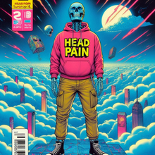 Load image into Gallery viewer, HEAD PAIN COMIC BOOK COVER: YOU&#39;RE DEAD
